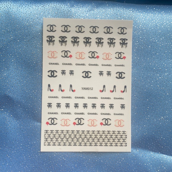 Makeup Chanel Nail Decal Stickers Poshmark
